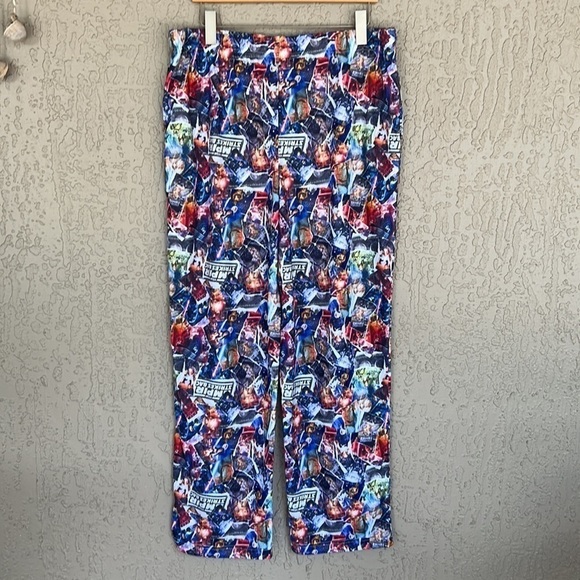 Star Wars Empire Strikes Back Print Button Fly Loungewear Pajama Pants - Picture 5 of 10